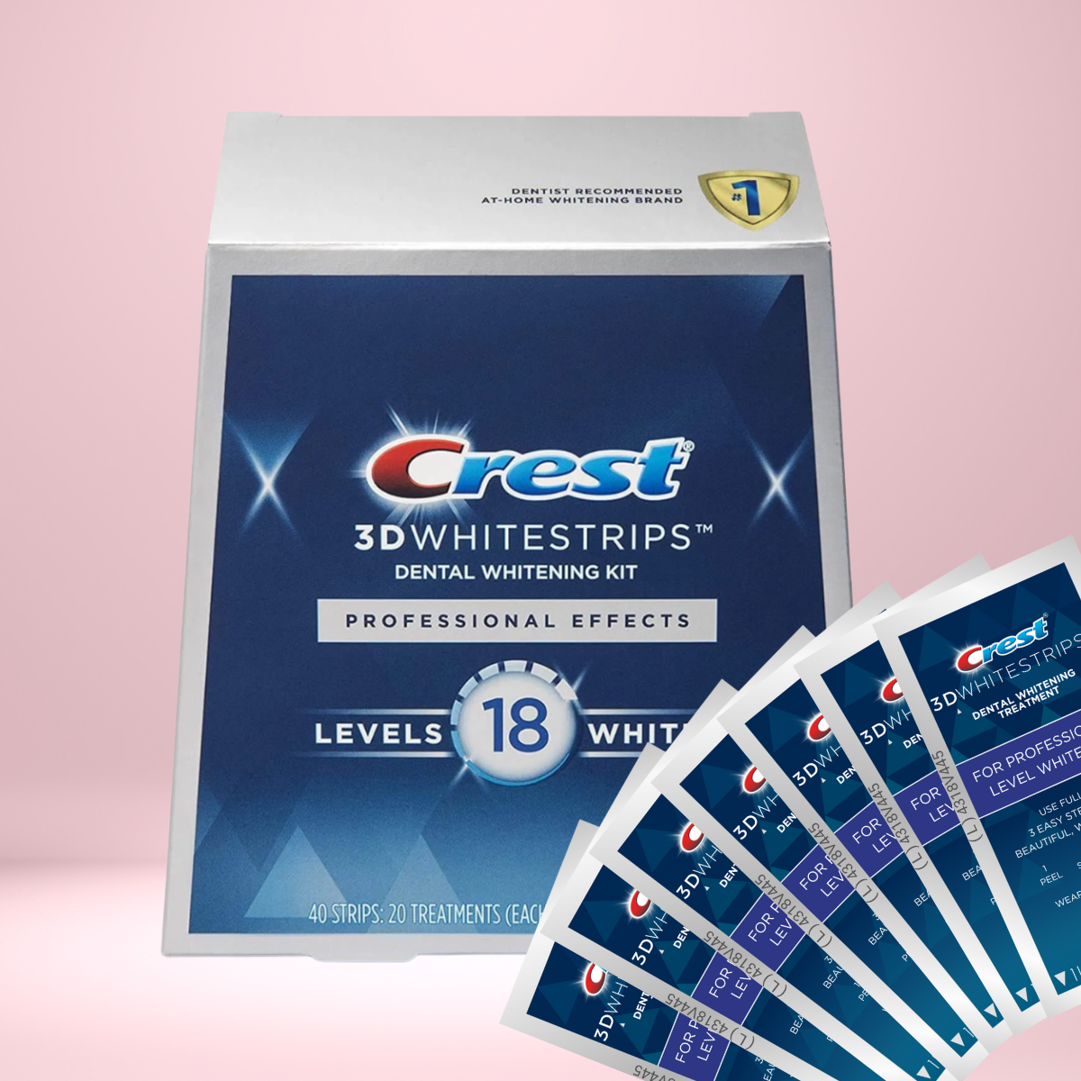 Paski Wybielające Crest Professional-Level 18 Whitestrips