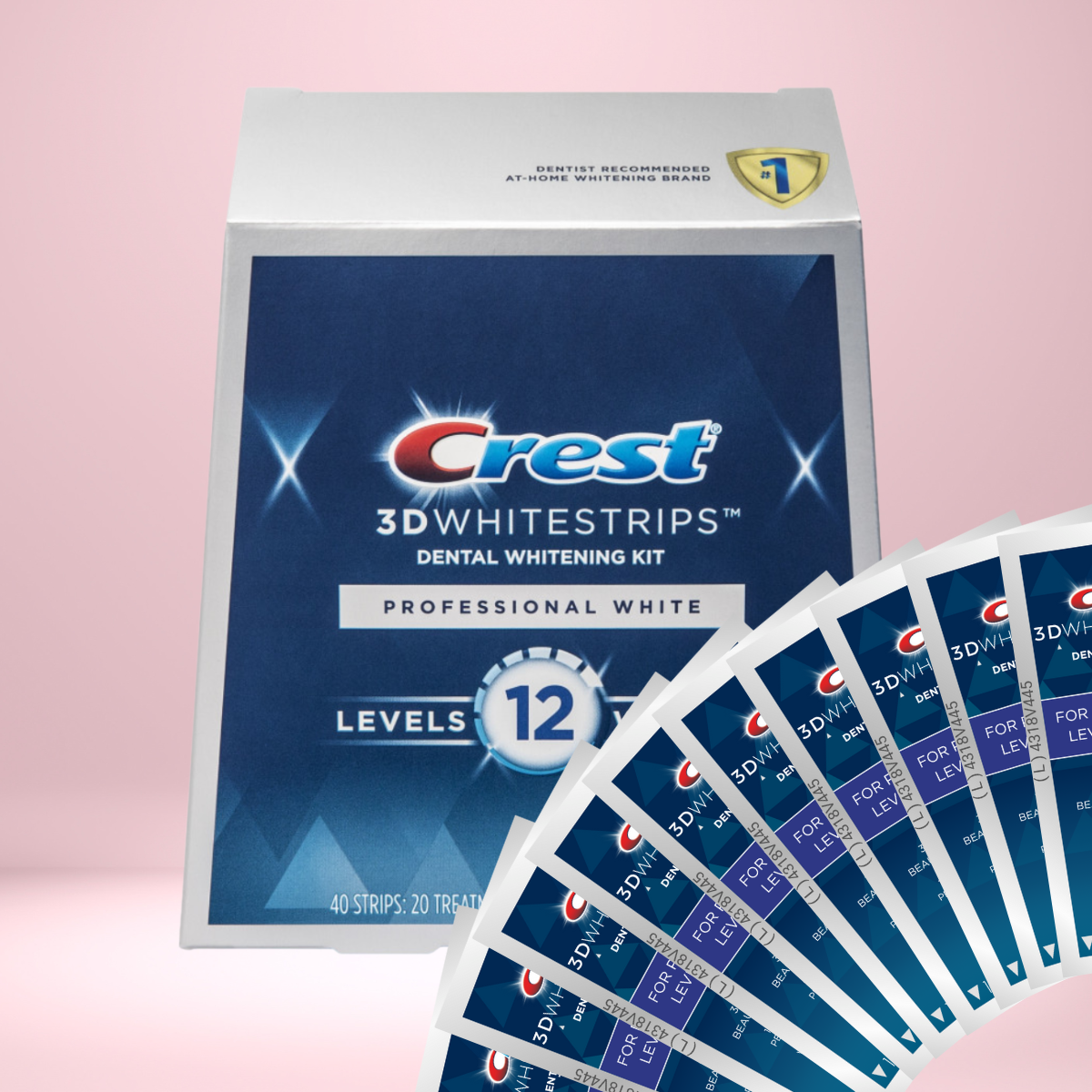 Paski Wybielające Crest 3D Whitestrips Professional White 12 Levels Whiter
