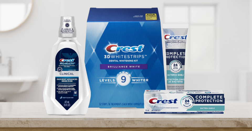 Crest zestaw z produktami wybielającymi