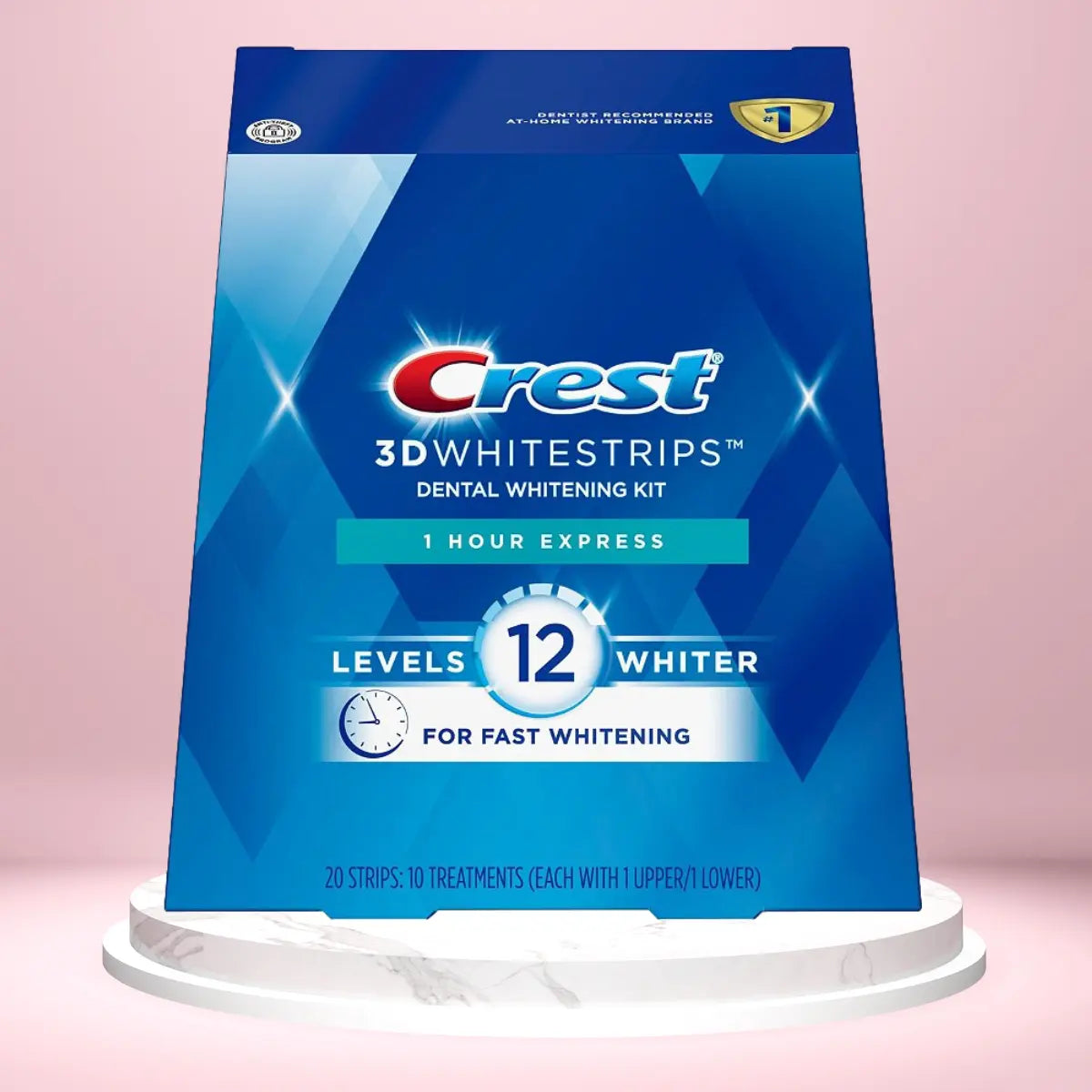 Paski Wybielajace Crest 1 Hour Express 12 Levels Whiter Whitestrips