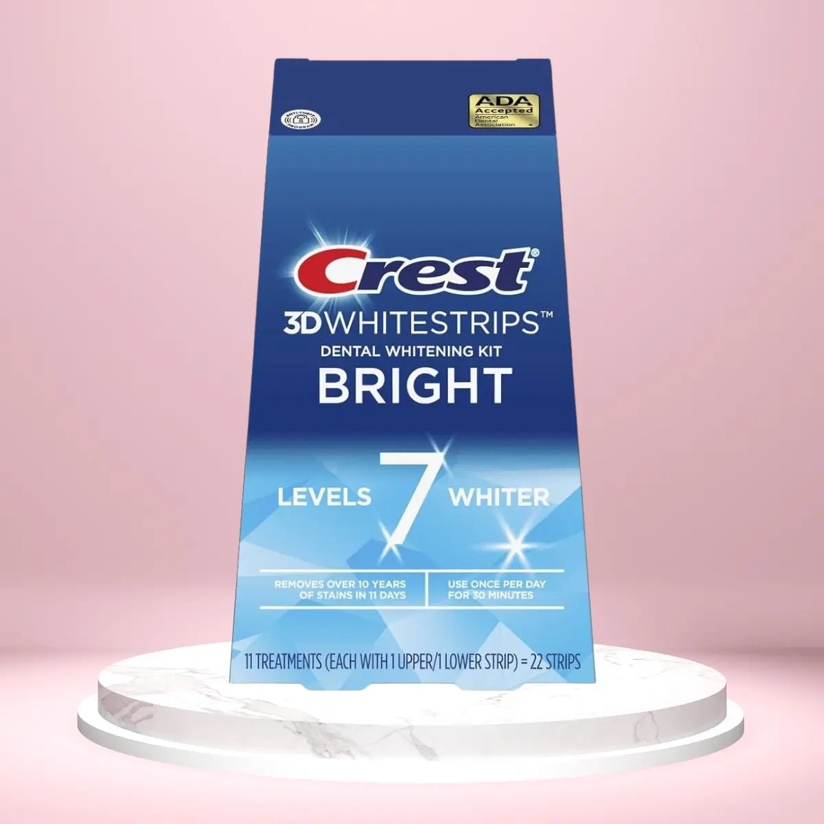 Paski Wybielające Crest Bright 7 Levels Whiter Whitestrips