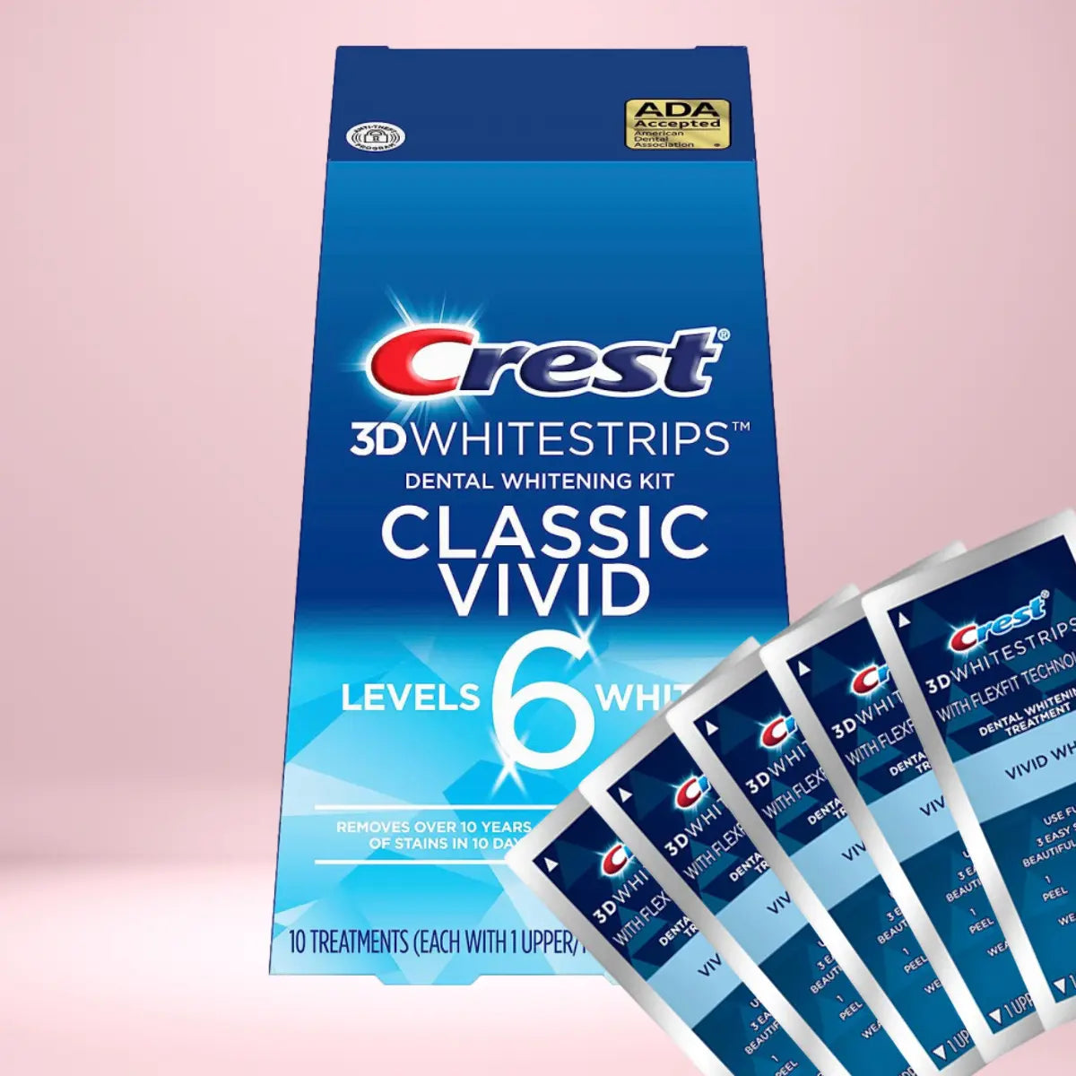 Paski Wybielające Crest Classic Vivid 6 Levels Whiter Whitestrips