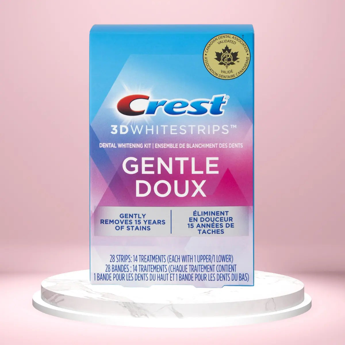 Paski Wybielające Crest Gentle Doux Whitestrips