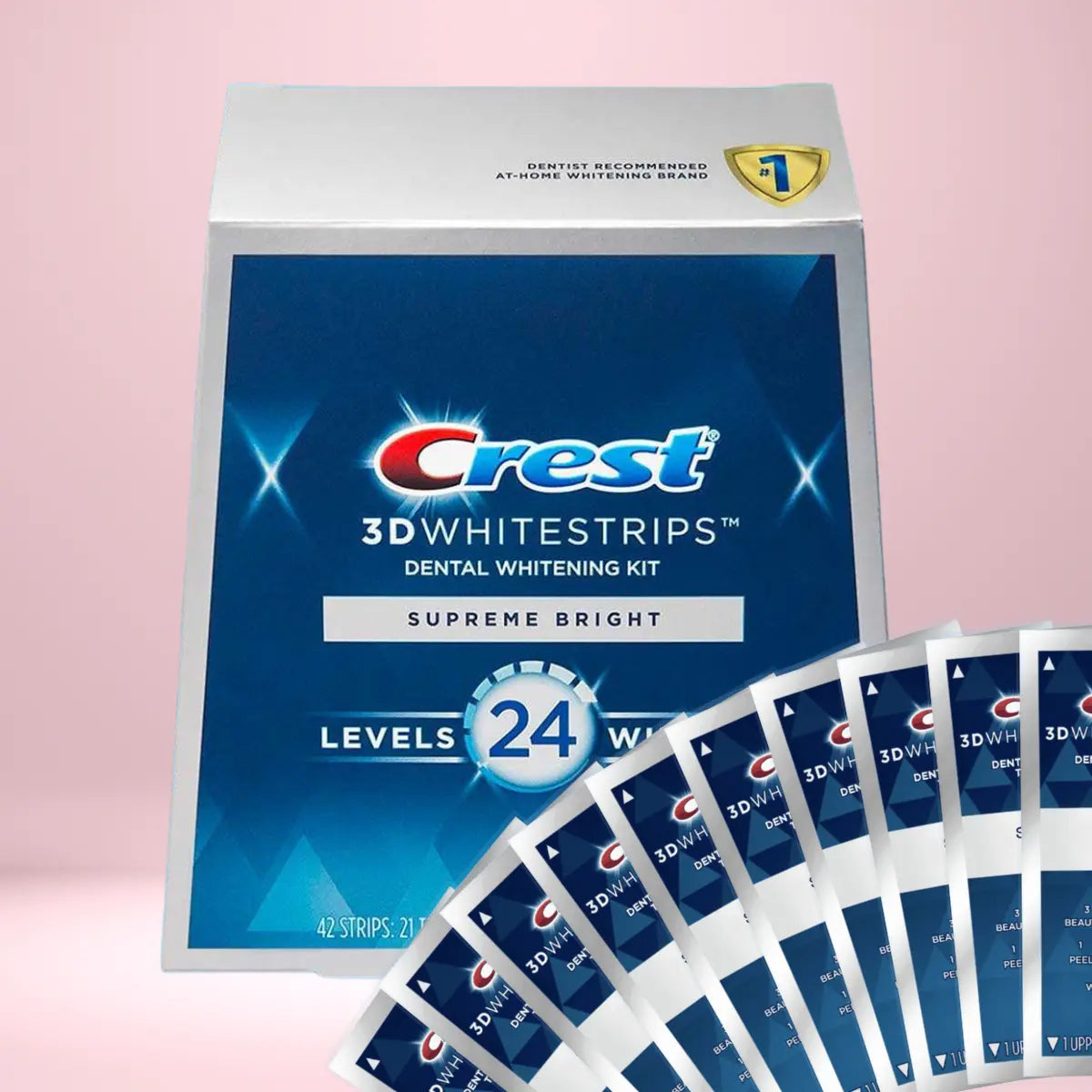 Paski Wybielające Crest Supreme Bright 24 Whitestrips