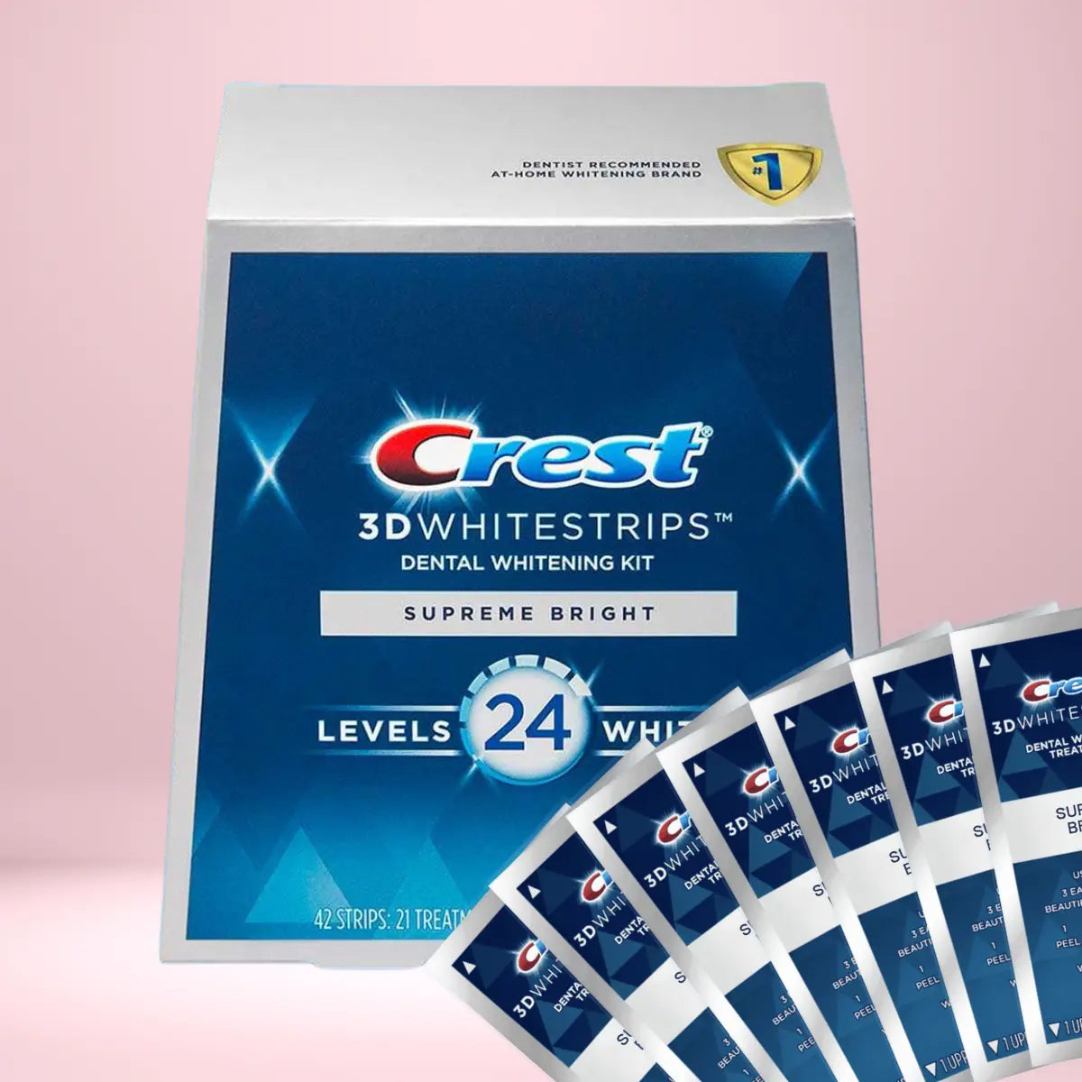 Paski Wybielające Crest Supreme Bright 24 Whitestrips