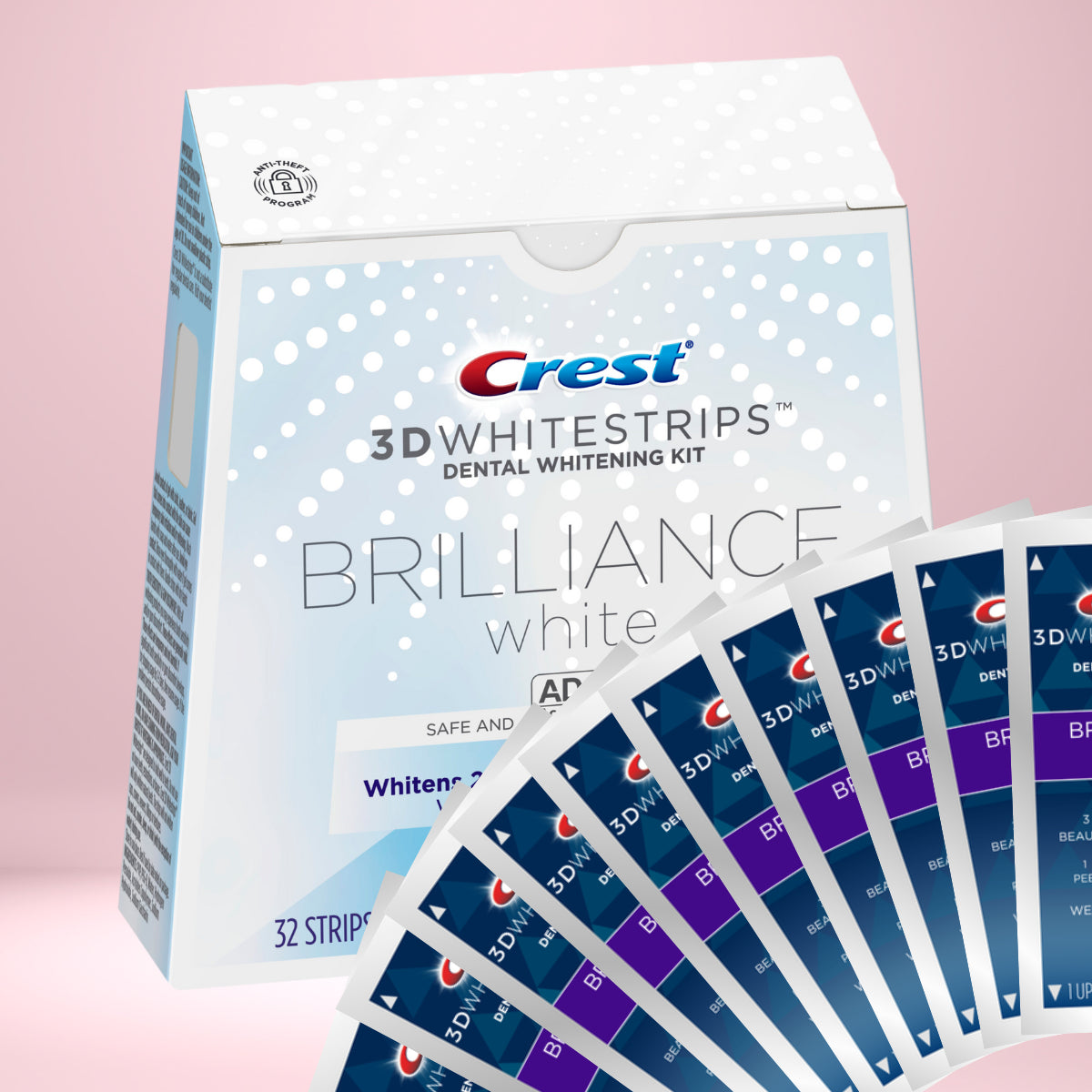 Paski Wybielające Crest 3D Whitestrips Brillance White