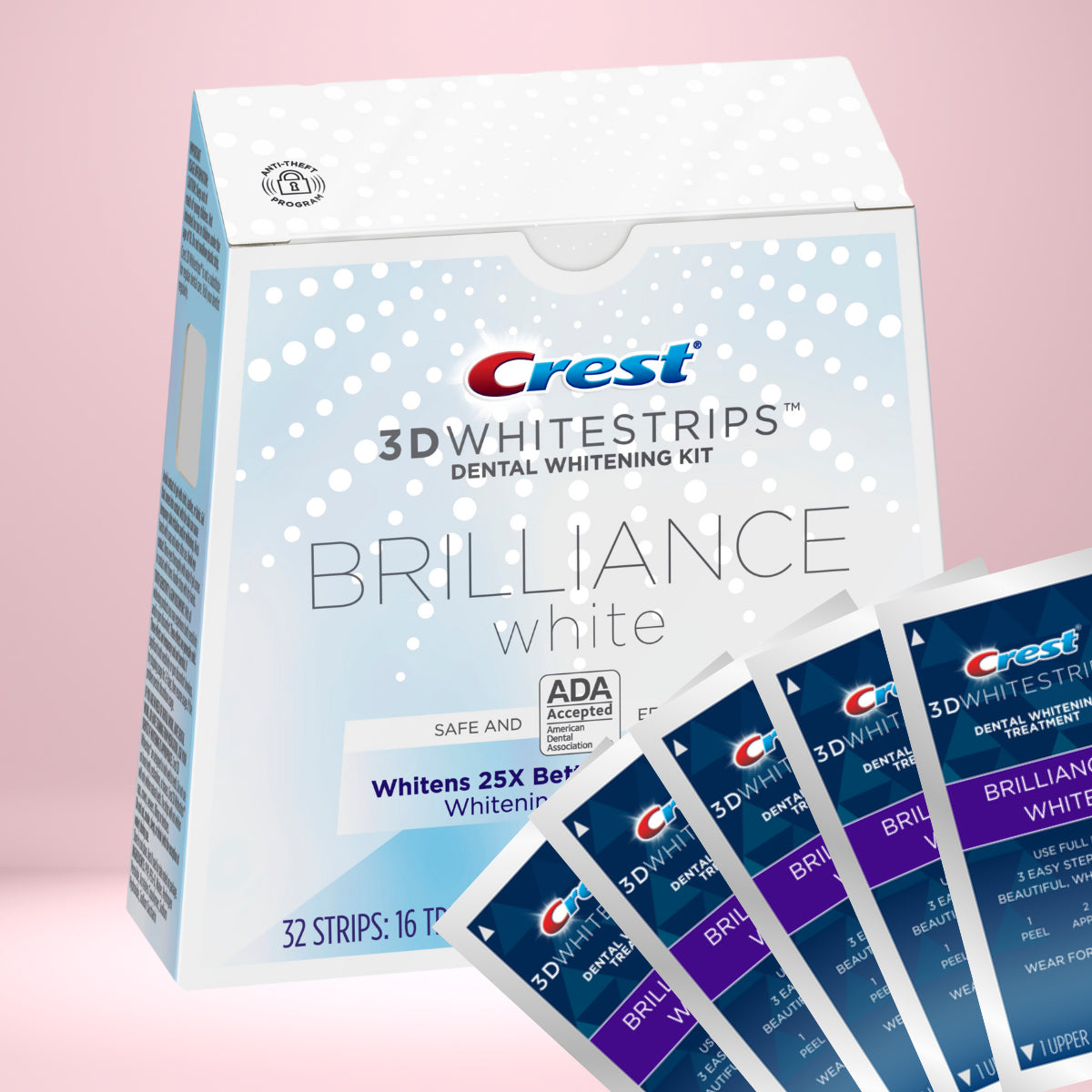 Paski Wybielające Crest 3D Whitestrips Brillance White