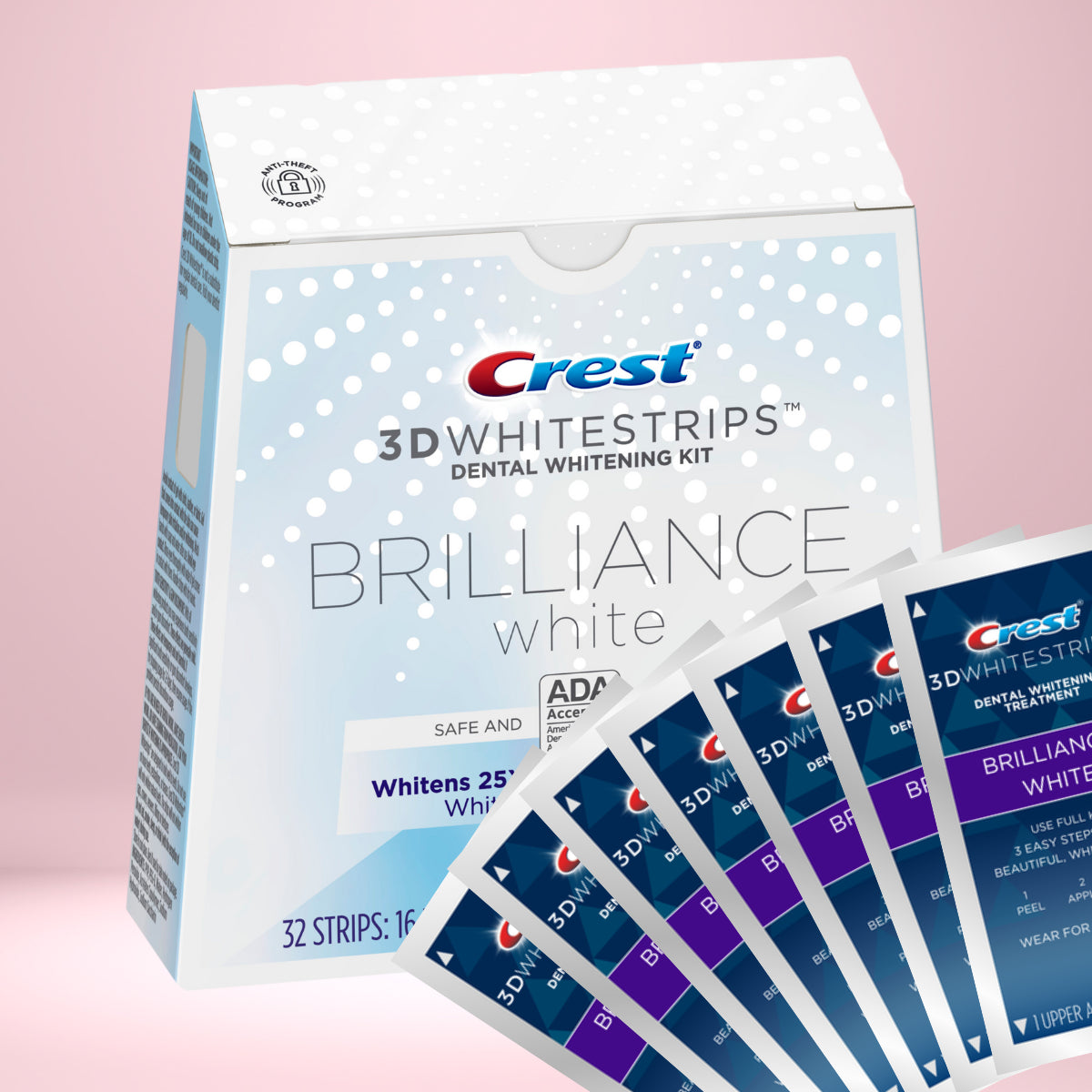 Paski Wybielające Crest 3D Whitestrips Brillance White