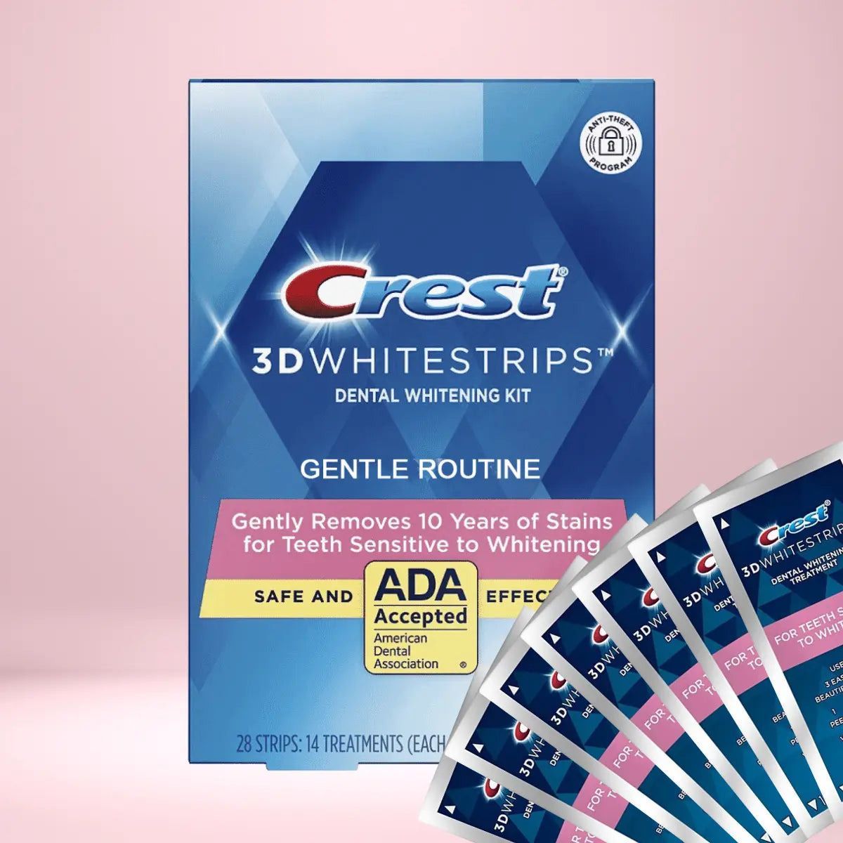 Paski Wybielające Crest 3D White Gentle Routine