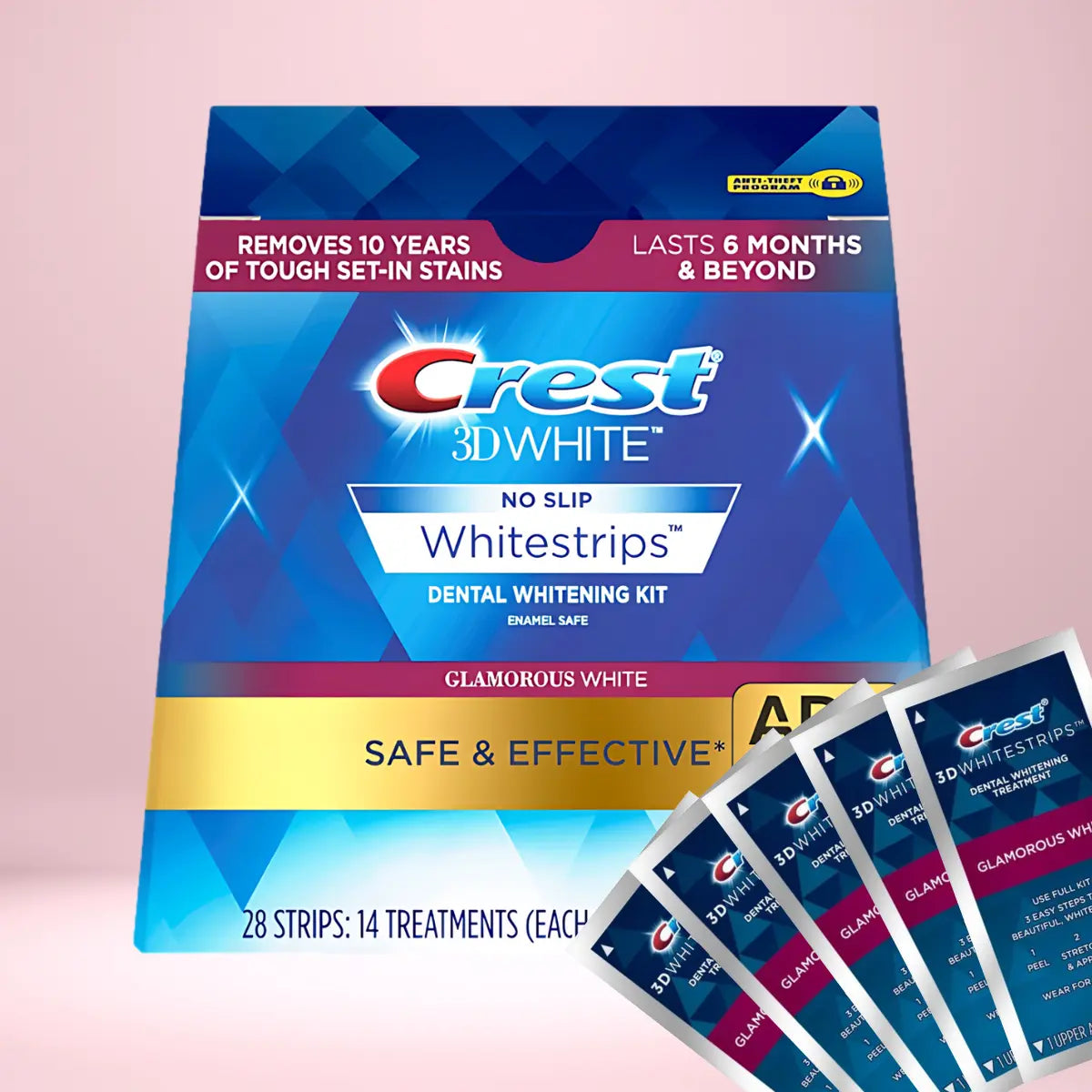 Paski Wybielające Crest 3D White Glamorous White