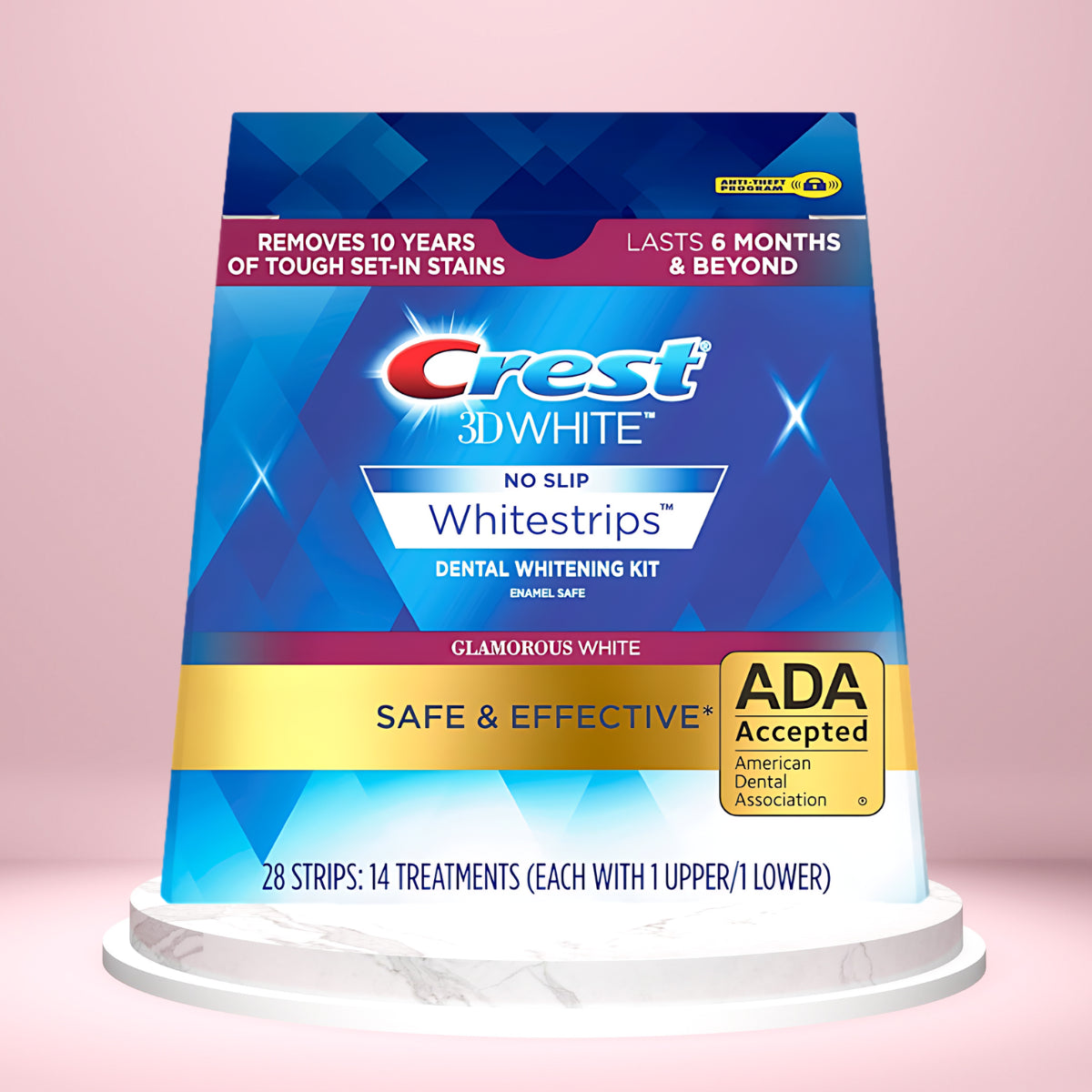 Paski Wybielające Crest 3D White Glamorous White