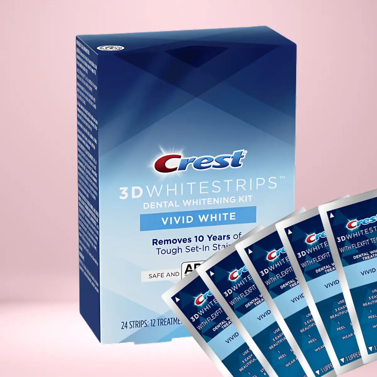 Paski Wybielające Crest 3D Whitestrips Vivid