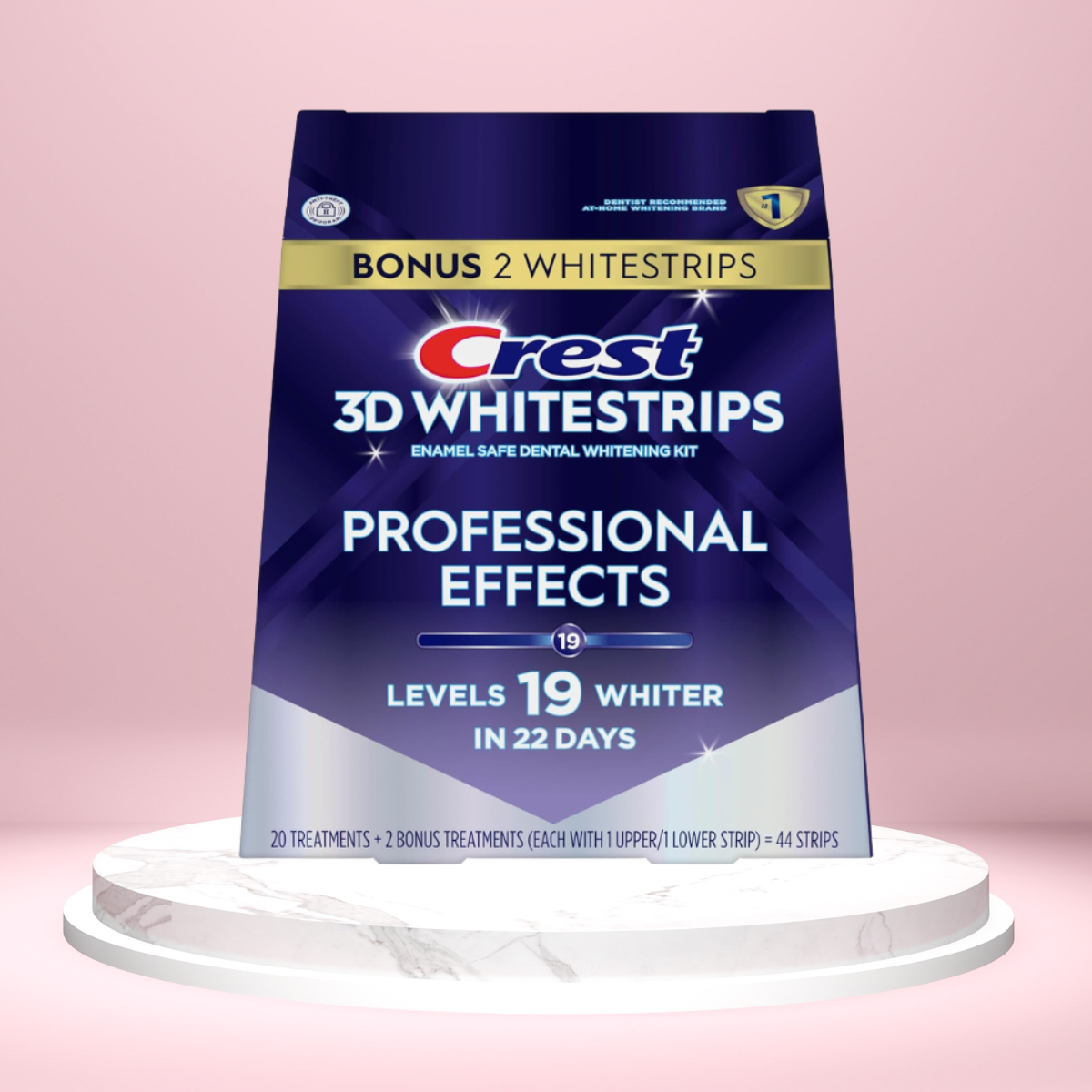 Paski Wybielające Crest 3D White Professional Effects Levels 19 Whiter