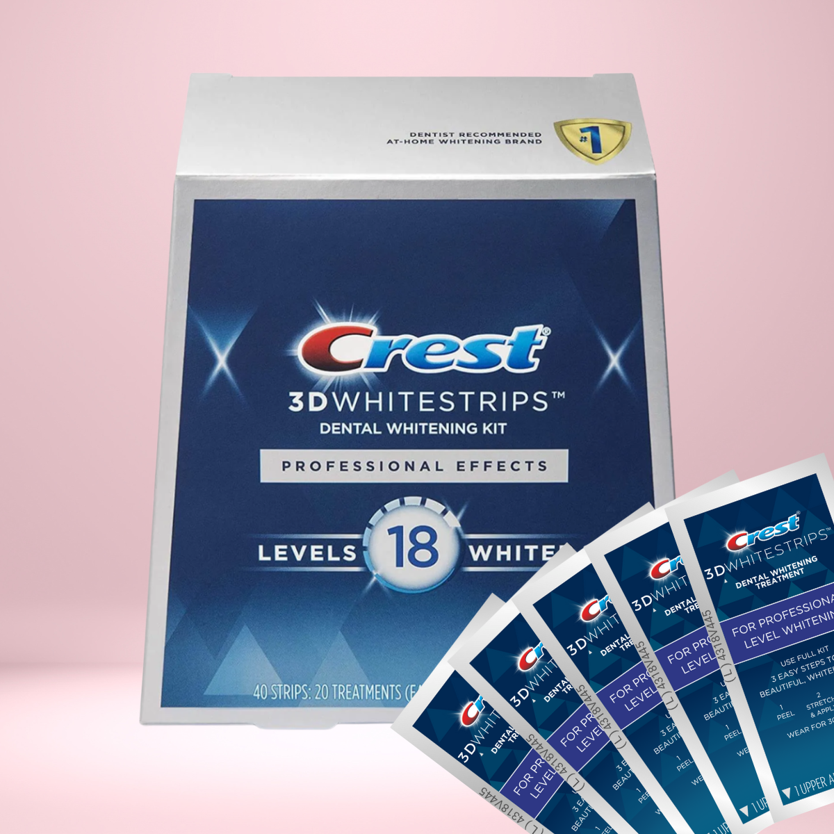 Paski Wybielające Crest Professional-Level 18 Whitestrips