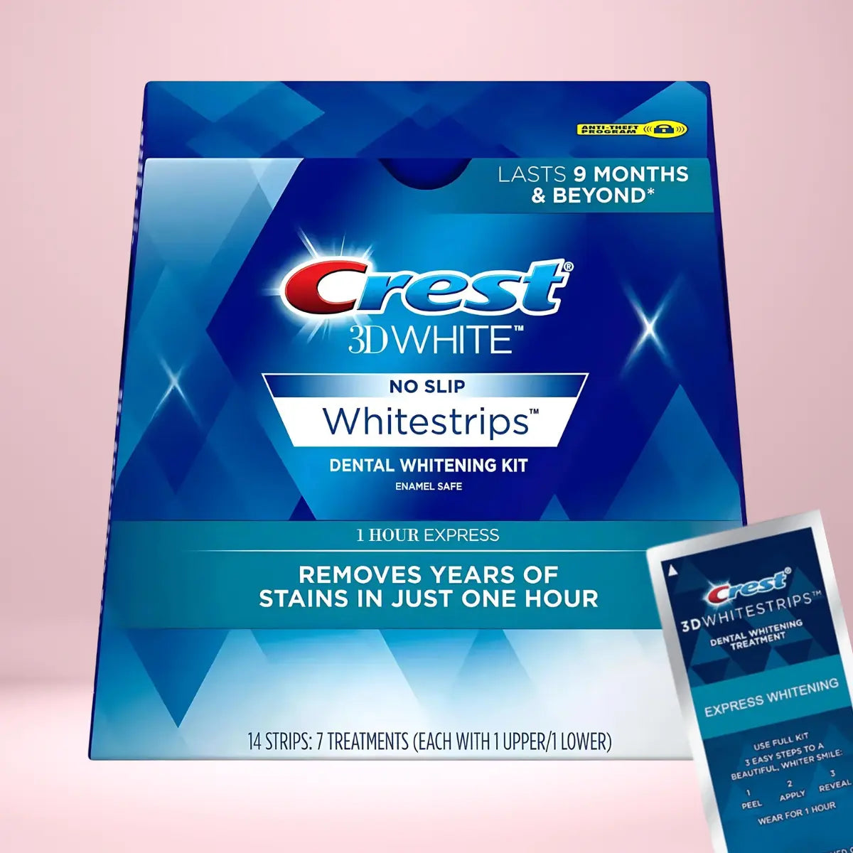 Paski Wybielający Crest 3D Whitestrips 1 Hour Express