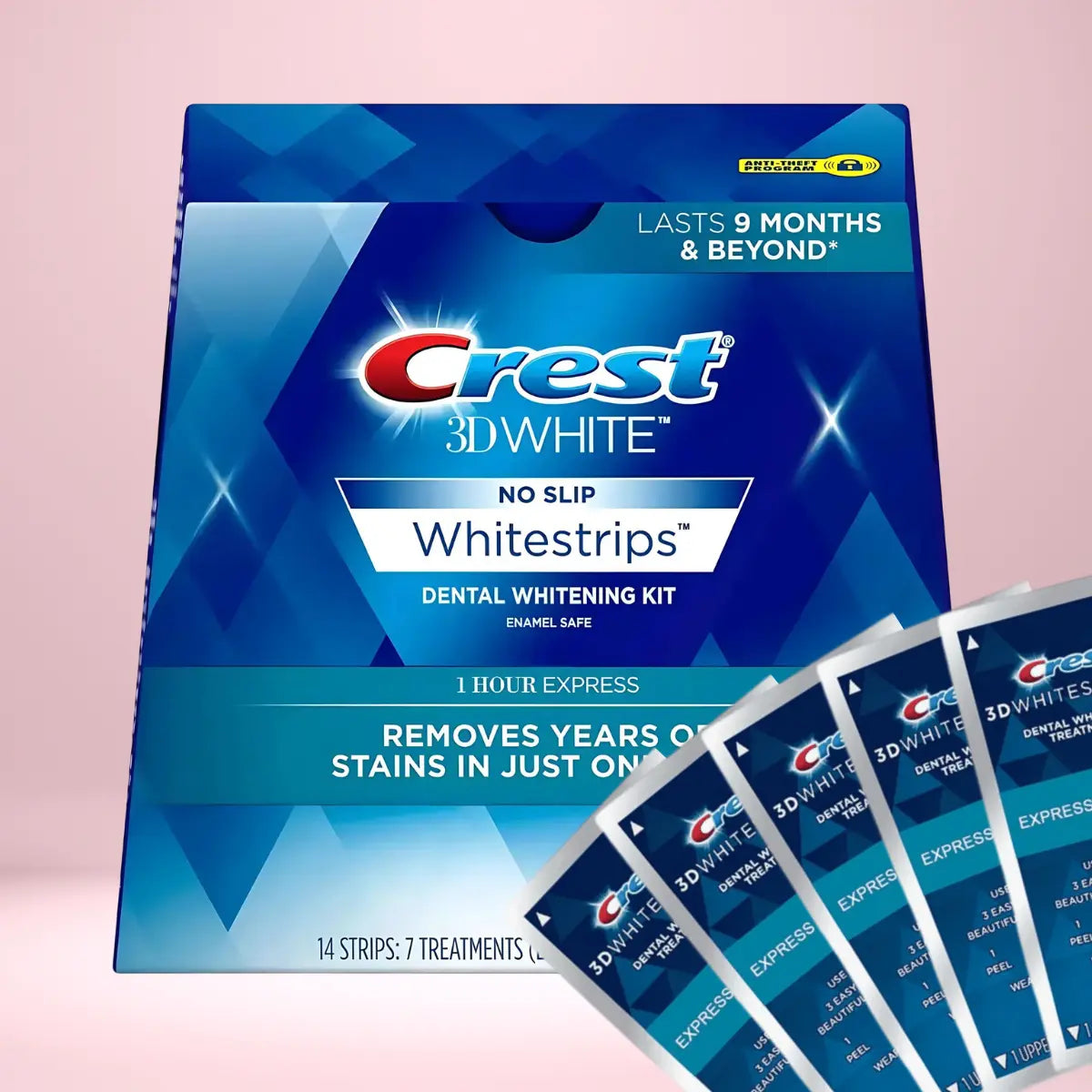 Paski Wybielający Crest 3D Whitestrips 1 Hour Express