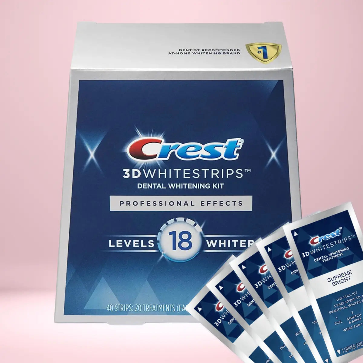 Paski Wybielające Crest Professional-Level 18 Whitestrips